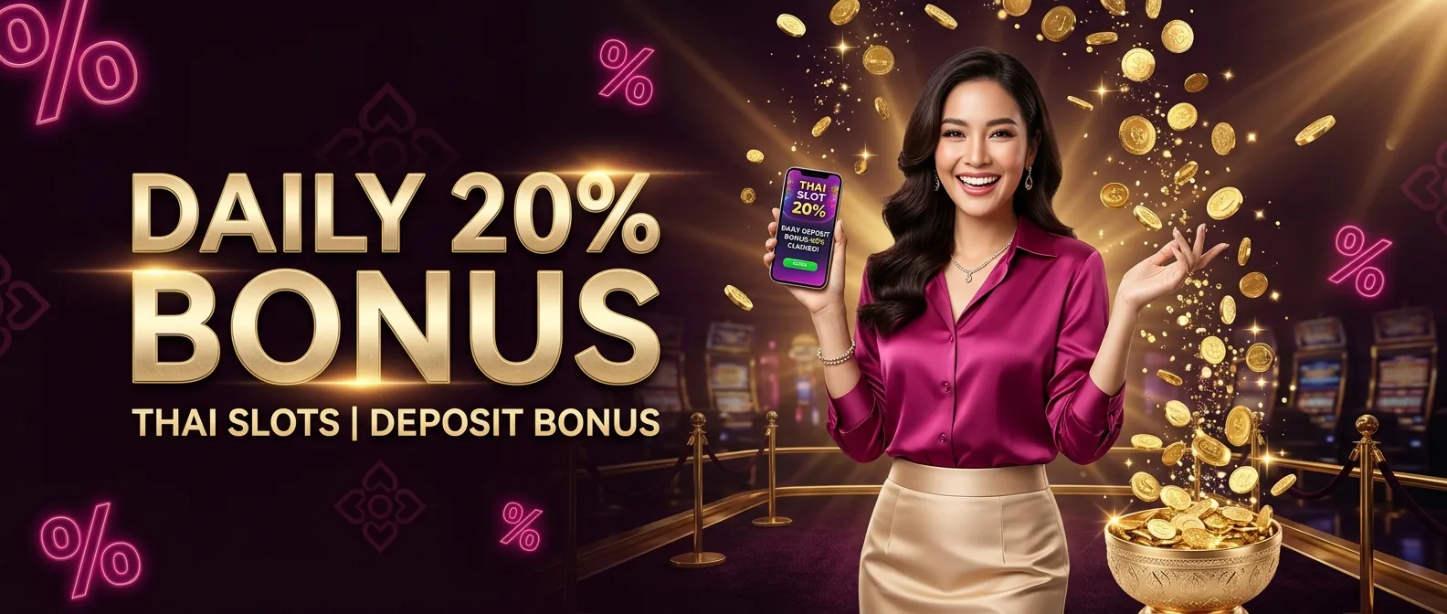 โบนัสฝากรายวัน สล็อต 777 แตกง่าย